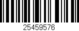 Código de barras (EAN, GTIN, SKU, ISBN): '25459576'