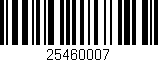 Código de barras (EAN, GTIN, SKU, ISBN): '25460007'