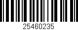 Código de barras (EAN, GTIN, SKU, ISBN): '25460235'