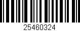 Código de barras (EAN, GTIN, SKU, ISBN): '25460324'