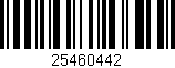 Código de barras (EAN, GTIN, SKU, ISBN): '25460442'