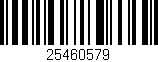 Código de barras (EAN, GTIN, SKU, ISBN): '25460579'