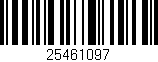 Código de barras (EAN, GTIN, SKU, ISBN): '25461097'