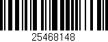 Código de barras (EAN, GTIN, SKU, ISBN): '25468148'