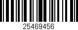 Código de barras (EAN, GTIN, SKU, ISBN): '25469456'