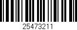 Código de barras (EAN, GTIN, SKU, ISBN): '25473211'