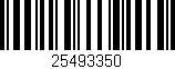 Código de barras (EAN, GTIN, SKU, ISBN): '25493350'