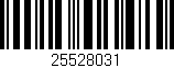Código de barras (EAN, GTIN, SKU, ISBN): '25528031'