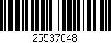 Código de barras (EAN, GTIN, SKU, ISBN): '25537048'