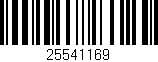 Código de barras (EAN, GTIN, SKU, ISBN): '25541169'