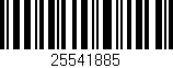 Código de barras (EAN, GTIN, SKU, ISBN): '25541885'