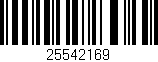 Código de barras (EAN, GTIN, SKU, ISBN): '25542169'