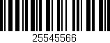 Código de barras (EAN, GTIN, SKU, ISBN): '25545566'