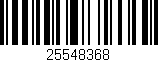 Código de barras (EAN, GTIN, SKU, ISBN): '25548368'
