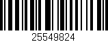 Código de barras (EAN, GTIN, SKU, ISBN): '25549824'