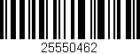 Código de barras (EAN, GTIN, SKU, ISBN): '25550462'