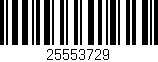 Código de barras (EAN, GTIN, SKU, ISBN): '25553729'