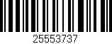 Código de barras (EAN, GTIN, SKU, ISBN): '25553737'