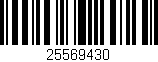 Código de barras (EAN, GTIN, SKU, ISBN): '25569430'