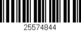Código de barras (EAN, GTIN, SKU, ISBN): '25574844'