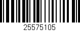 Código de barras (EAN, GTIN, SKU, ISBN): '25575105'