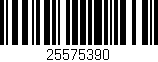 Código de barras (EAN, GTIN, SKU, ISBN): '25575390'