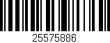Código de barras (EAN, GTIN, SKU, ISBN): '25575886'