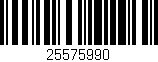 Código de barras (EAN, GTIN, SKU, ISBN): '25575990'