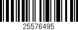 Código de barras (EAN, GTIN, SKU, ISBN): '25576495'