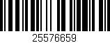 Código de barras (EAN, GTIN, SKU, ISBN): '25576659'