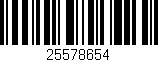 Código de barras (EAN, GTIN, SKU, ISBN): '25578654'