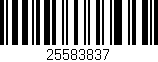 Código de barras (EAN, GTIN, SKU, ISBN): '25583837'