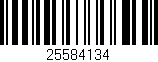 Código de barras (EAN, GTIN, SKU, ISBN): '25584134'