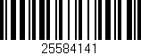 Código de barras (EAN, GTIN, SKU, ISBN): '25584141'