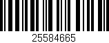 Código de barras (EAN, GTIN, SKU, ISBN): '25584665'
