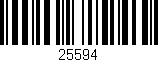 Código de barras (EAN, GTIN, SKU, ISBN): '25594'