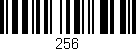 Código de barras (EAN, GTIN, SKU, ISBN): '256'