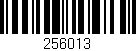 Código de barras (EAN, GTIN, SKU, ISBN): '256013'