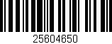 Código de barras (EAN, GTIN, SKU, ISBN): '25604650'