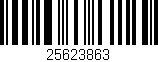 Código de barras (EAN, GTIN, SKU, ISBN): '25623863'