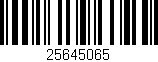 Código de barras (EAN, GTIN, SKU, ISBN): '25645065'