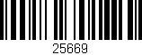 Código de barras (EAN, GTIN, SKU, ISBN): '25669'