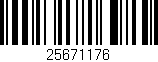 Código de barras (EAN, GTIN, SKU, ISBN): '25671176'