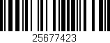 Código de barras (EAN, GTIN, SKU, ISBN): '25677423'