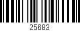 Código de barras (EAN, GTIN, SKU, ISBN): '25683'
