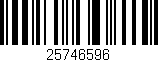 Código de barras (EAN, GTIN, SKU, ISBN): '25746596'
