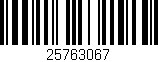 Código de barras (EAN, GTIN, SKU, ISBN): '25763067'
