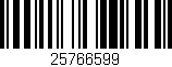 Código de barras (EAN, GTIN, SKU, ISBN): '25766599'