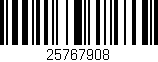 Código de barras (EAN, GTIN, SKU, ISBN): '25767908'