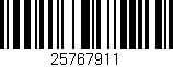 Código de barras (EAN, GTIN, SKU, ISBN): '25767911'